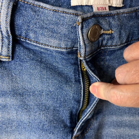 Lucky Brand Jeans Womens Size 8/29R Easy Rider Boot Distressed Medium Wash - Picture 9 of 16